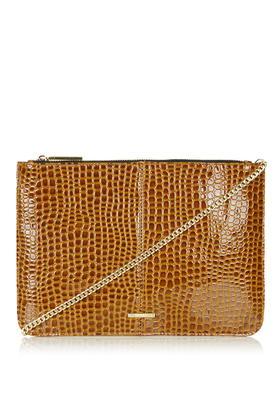 Topshop Basic Zip-top Clutch Bag