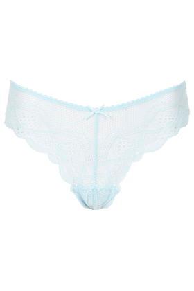 Topshop Pale Lace Brazillian Knickers