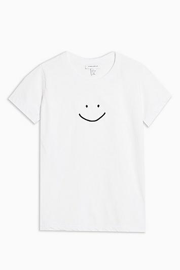 Topshop Smile Face T-shirt