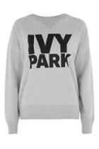 Topshop Logo Peached Sweatshirt By Ivy Park