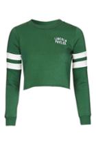 Topshop Petite Lincoln Embroidered Sweatshirt