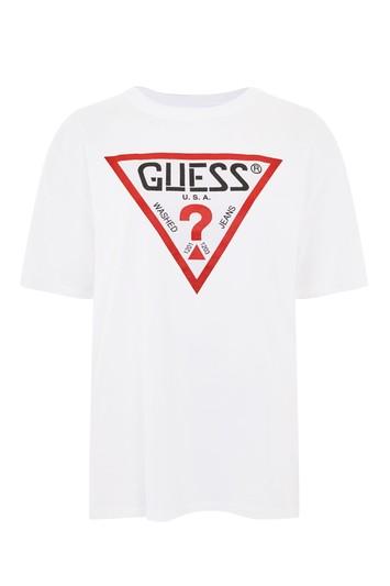Topshop Classic Logo T-shirt By Guess