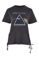 Topshop 'pink Floyd' Lace Detail T-shirt By And Finally