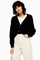 Topshop Knitted Recycled Crop Cardigan