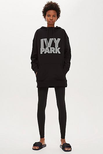 Topshop Jigsaw Logo Hoodie By Ivy Park