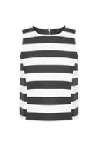 Topshop Striped Shell Top
