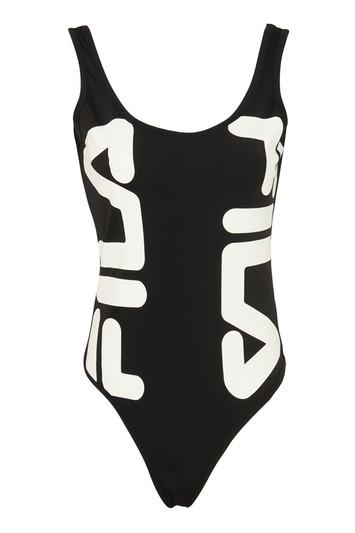 Topshop Logo Swimsuit By Fila