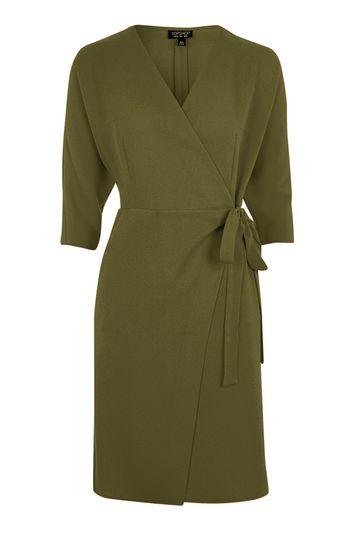 Topshop Batwing Wrap Dress