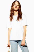 Topshop Petite White Nibble T-shirt