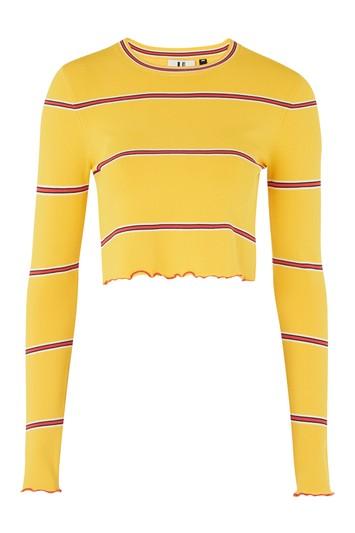 Topshop *margot Long Sleeve Crop