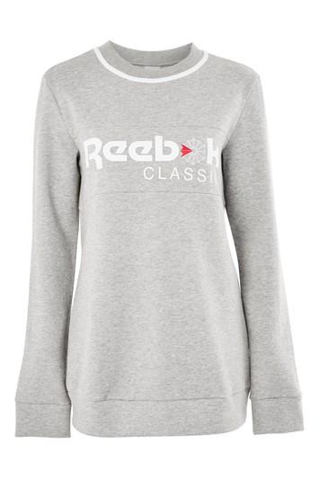 Topshop Classic Crew Sweatshirt By Reebok
