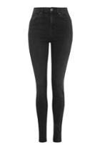 Topshop Tall Washed Black Cain Jeans