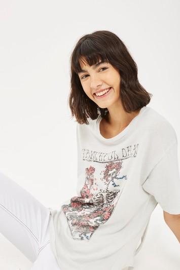 Topshop Grateful Dead Slash Back Tee By And Finally