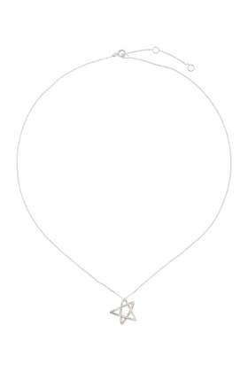 Topshop Sterling Silver Star Ditsy Necklace