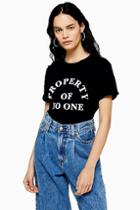 Topshop Property Of No One T-shirt