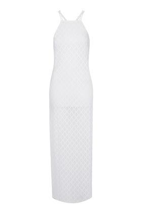 Topshop Lace Strap Back Maxi Dress