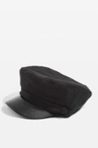 Topshop Pu Bakerboy Hat