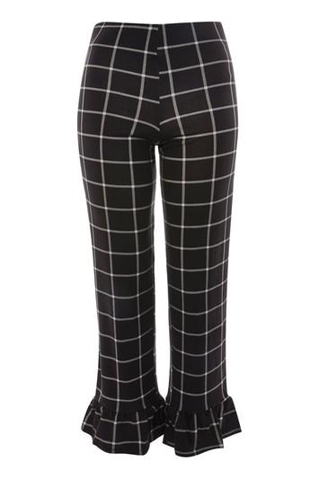 Topshop Petite Window Checked Trousers
