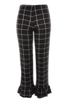 Topshop Petite Window Checked Trousers