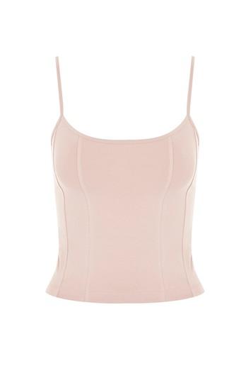Topshop Corset Seam Camisole Top