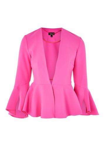 Topshop Fluted Sleeve Jacket