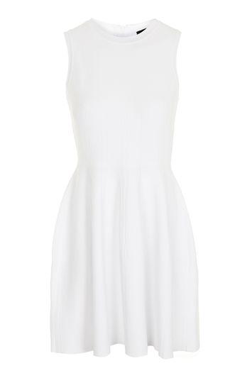 Topshop Sleeveless Textured Dress
