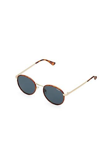 Quay Sunglasses *orange Tort And Navy Sunglasses By Quay Australia