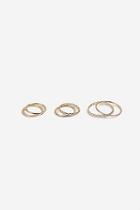 Topshop *thin Ring Pack