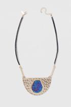 Topshop Druzy Stone Collar Necklace
