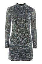 Topshop Galaxy Sequin Mini Dress -