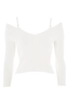 Topshop Strap Detail Knitted Top