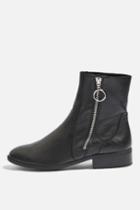 Topshop Kick Leather Boots