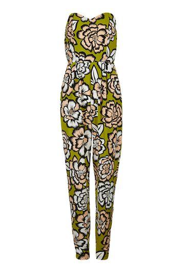 Topshop *strapless Jumpsuit By Love