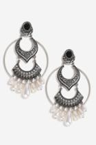 Topshop Ethnic Pearl Drop Earrings