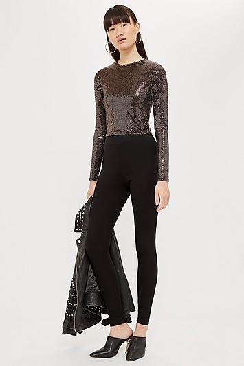Topshop Ribbed Leggings
