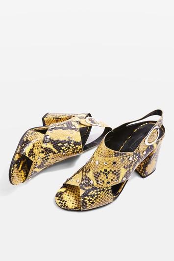 Topshop Nixie Studded Block Heel Sandals