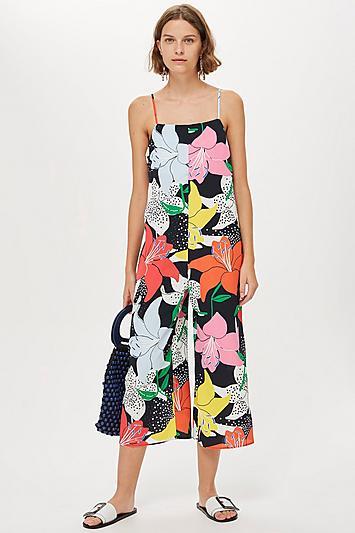 Topshop Tall Printed Jumpsuit
