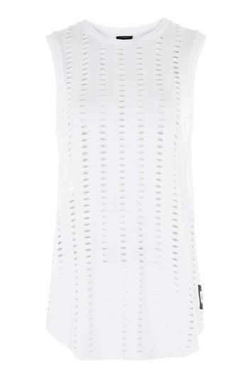 Topshop Lasercut Tee By Ivy Park