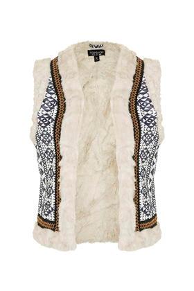 Topshop Faux-fur Festival Gilet