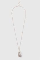 Topshop Pearl Cage Pendant Necklace