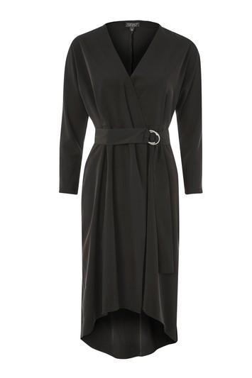 Topshop O Ring Wrap Dress
