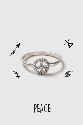 Topshop Peace Ring