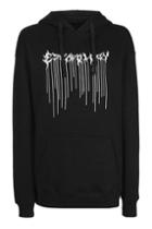Topshop Longline Embroidered Hoodie By Escapology