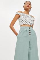 Topshop Tall Strappy Gypsy Cropped Top