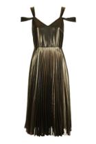 Topshop Petite Metallic Cami Dress
