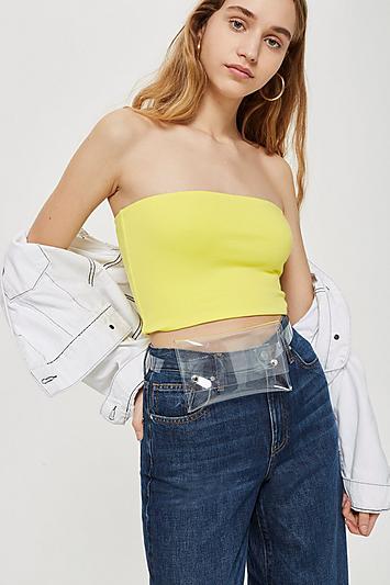 Topshop Clear Purse Belt