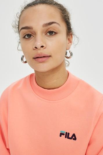 Topshop Logo Sweatshirt By Fila