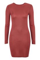 Topshop *frill Plunge Neck Dress By Glamorous