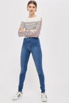 Topshop Tall Mid Blue Joni Jeans