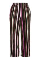 Topshop Multi Stripe Pleated Trousers